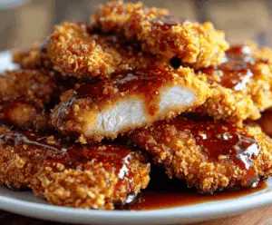 Baked Crunchy Hot Honey Chicken