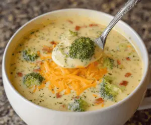 Creamy Potato Broccoli Cheddar Soup