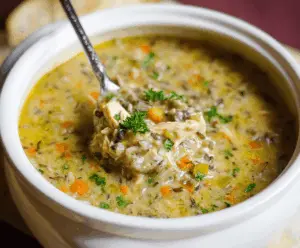 Healthy Chicken Wild Rice Soup