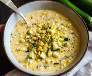 Zucchini Corn Chowder