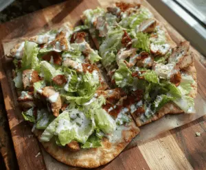 Chicken Caesar Flatbread