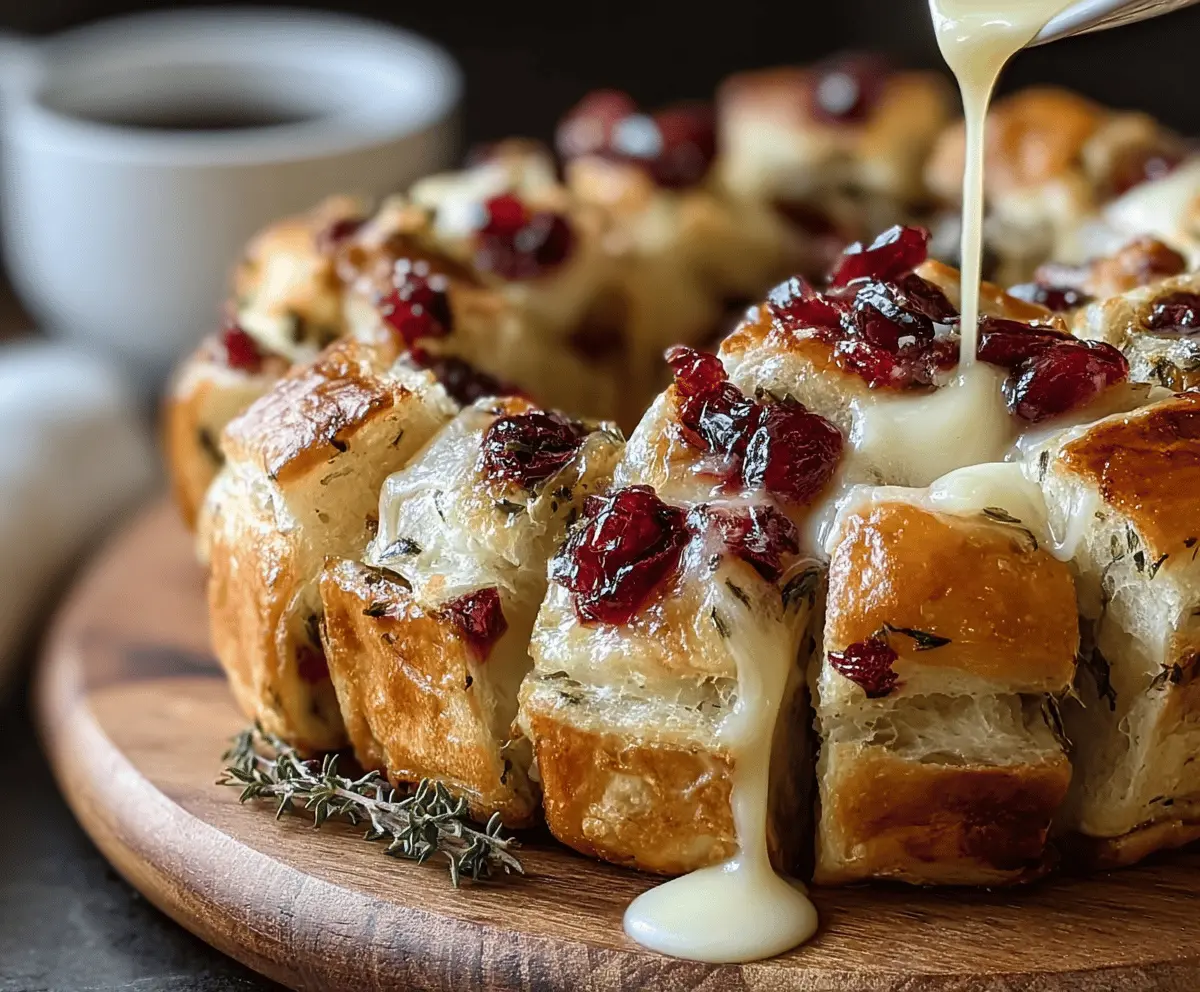 Easy Cranberry Brie Bread Bites