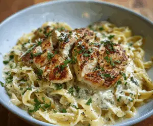 Creamy Garlic Parmesan Chicken Pasta