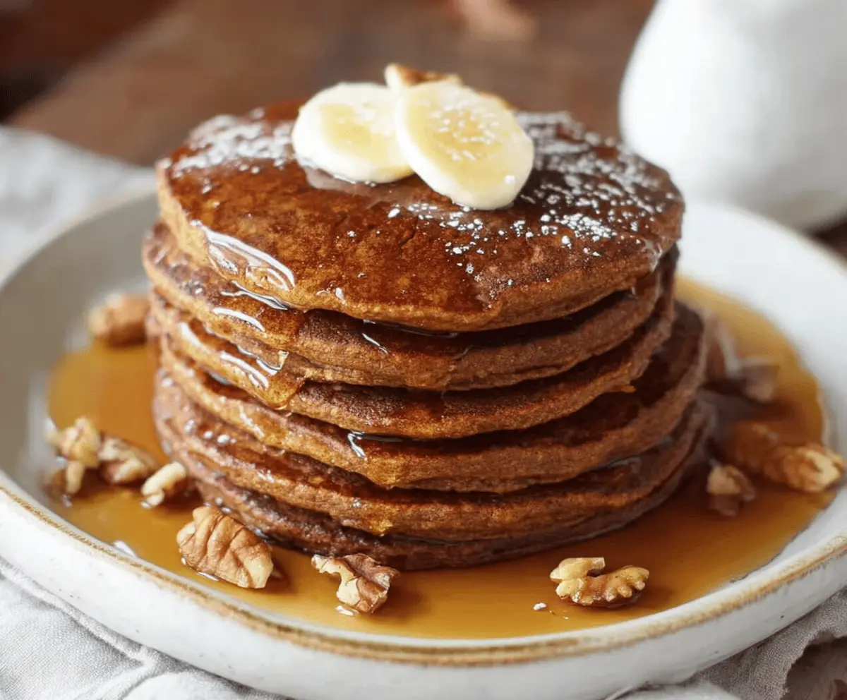 Fluffy Gingerbread Pancakes Recipe