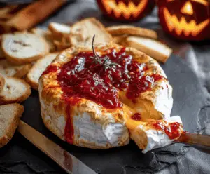 Halloween Bloody Baked Brie