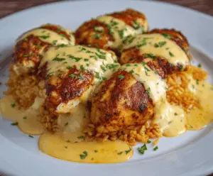 Mexican Chicken with Cheese Sauce