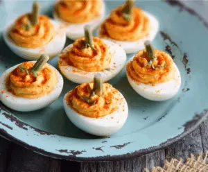 Pumpkin Patch Deviled Eggs