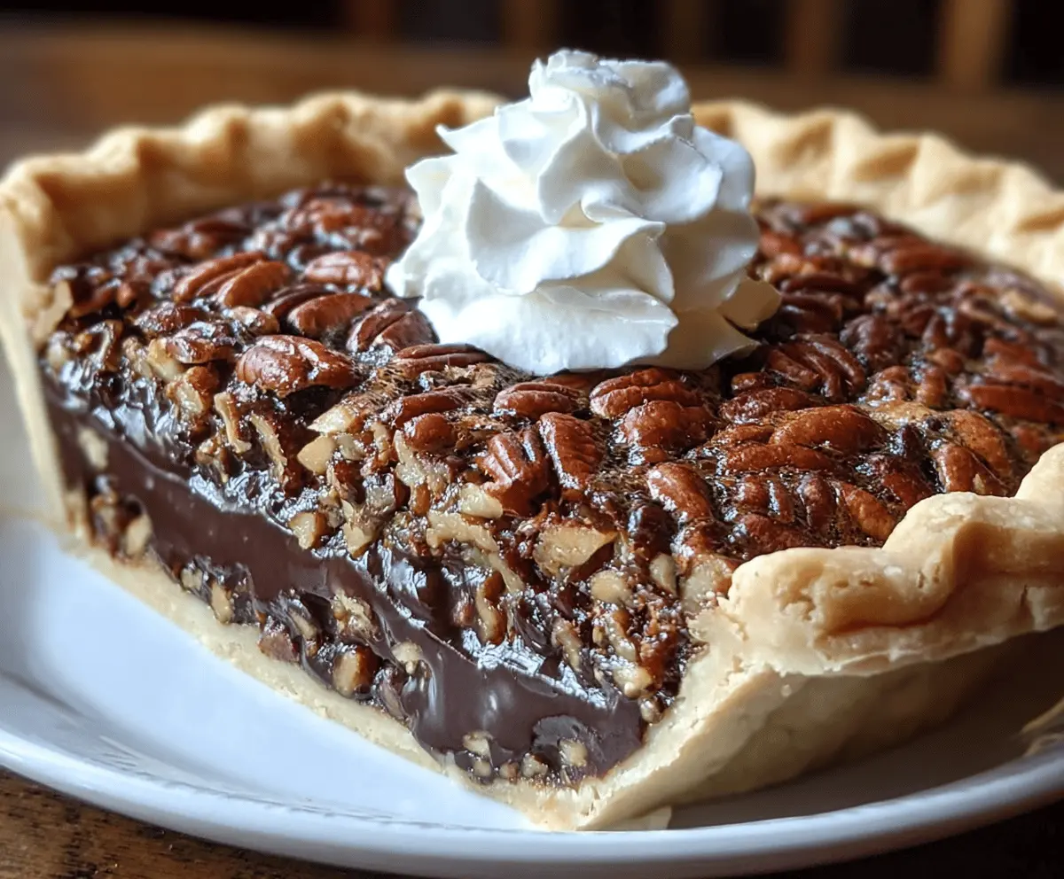 Easy Texas Chocolate Pecan Pie Recipe