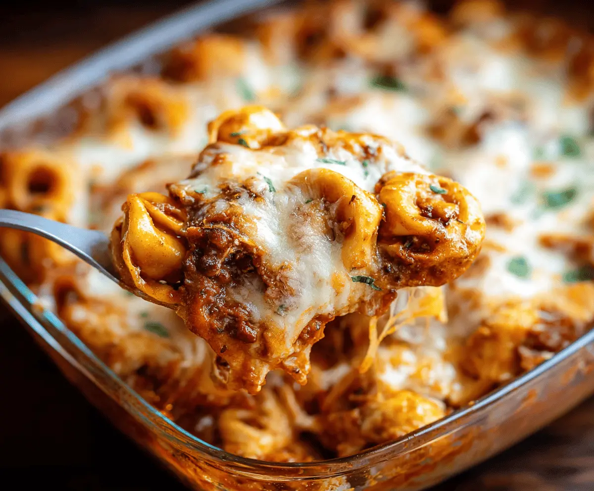 Easy Baked Tortellini Lasagna Recipe
