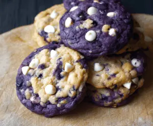Bakery-Style Blueberry White Chocolate Chip Cookies