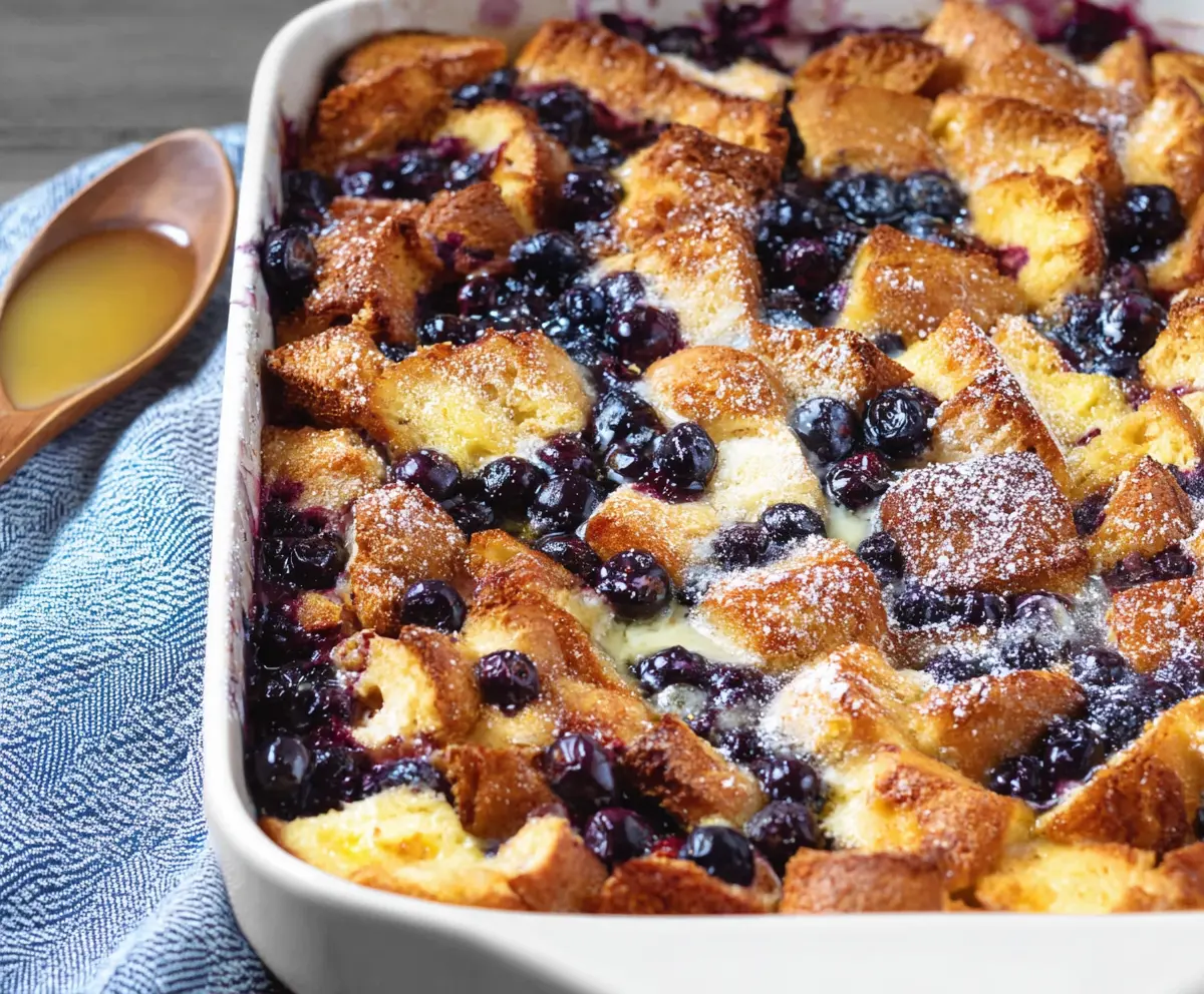 Easy Blueberry French Toast Bake