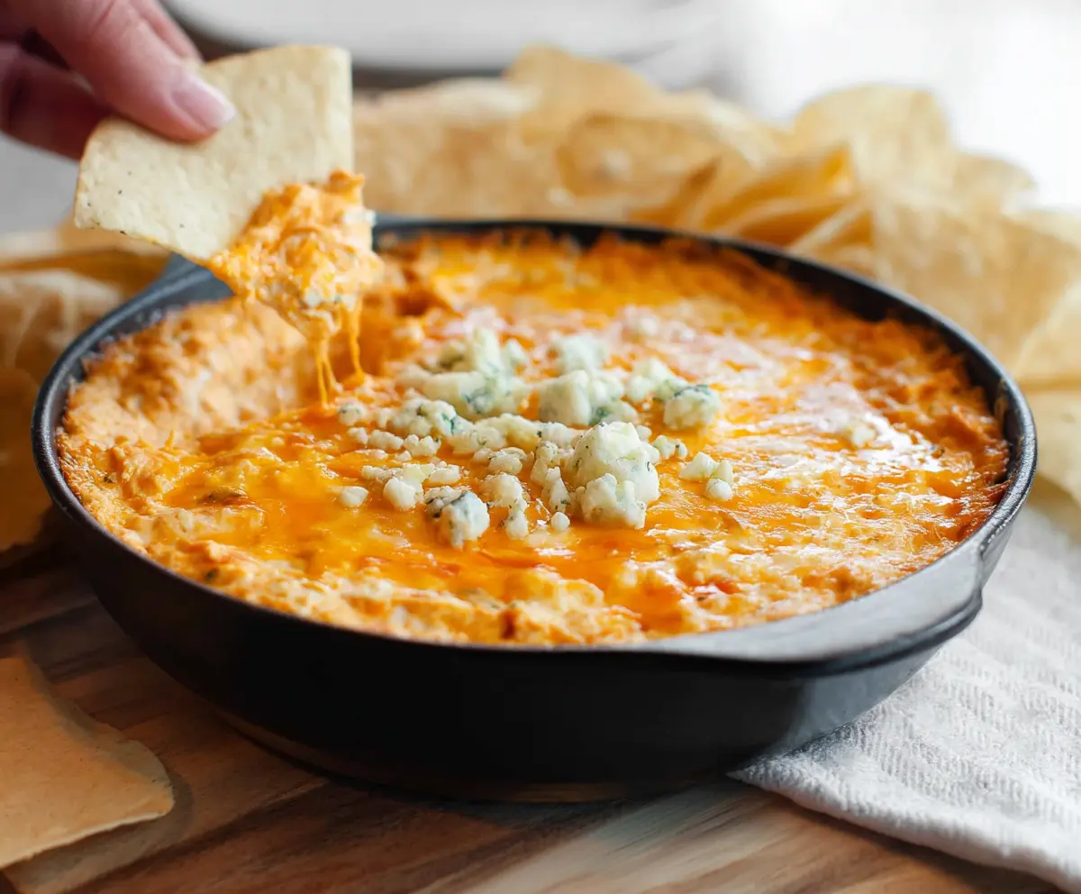 Easy Buffalo Chicken Dip Recipe