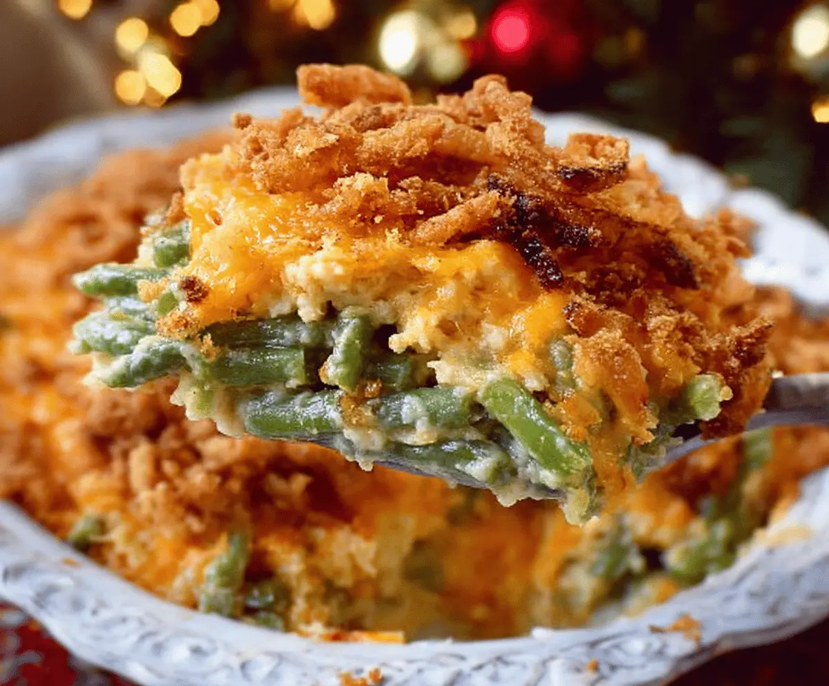 Cheddar Bay Green Bean Casserole Recipe