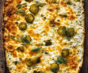 Cheesy Baked Pickle Dip