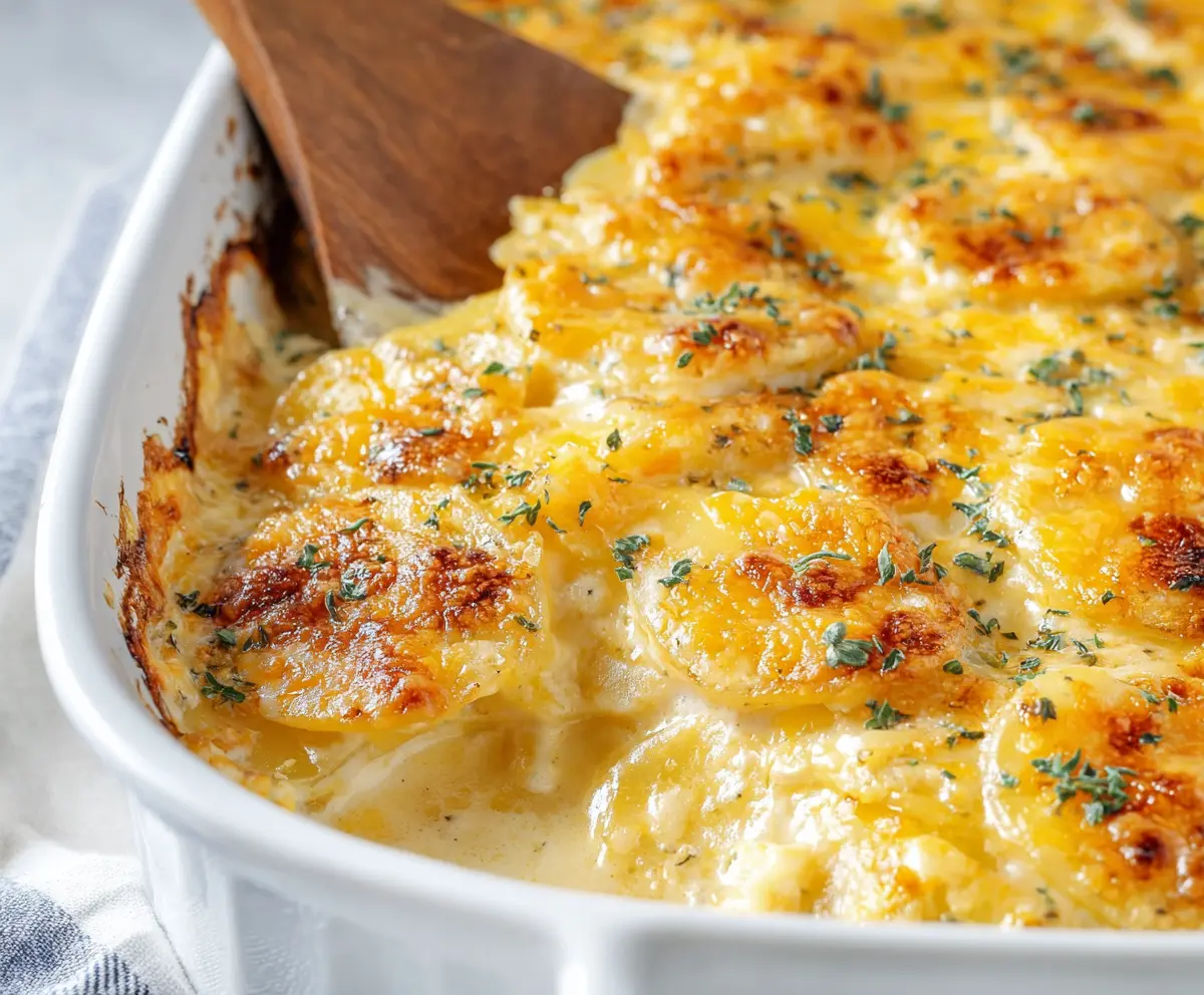 Easy Cheesy Scalloped Potatoes