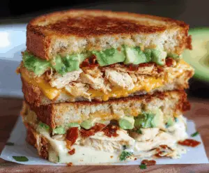 Chicken Avocado Melt Sandwich