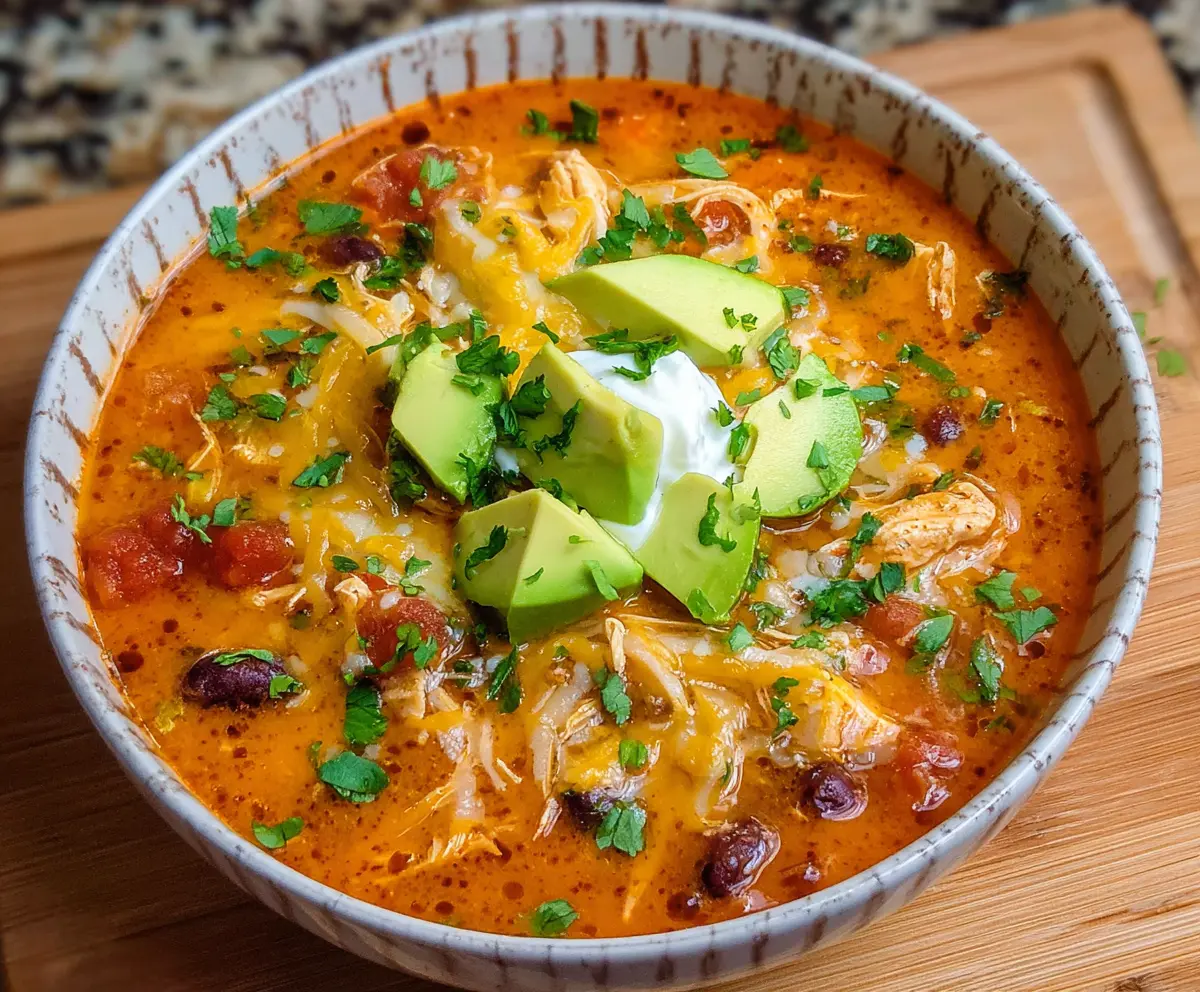 Easy Chicken Enchilada Soup Recipe