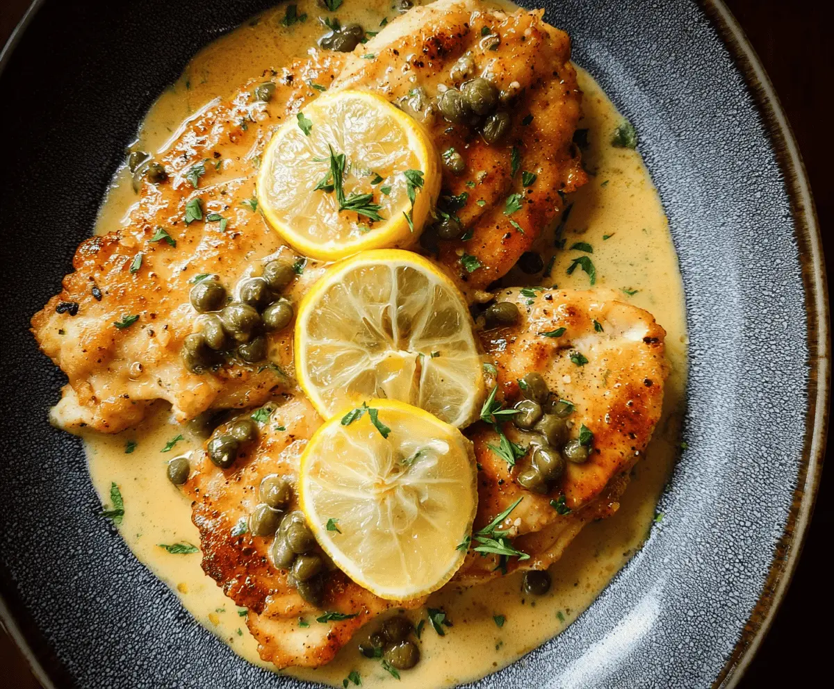 Easy Chicken Piccata with Tangy Lemon Sauce