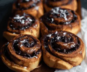 Chocolate cinnamon rolls