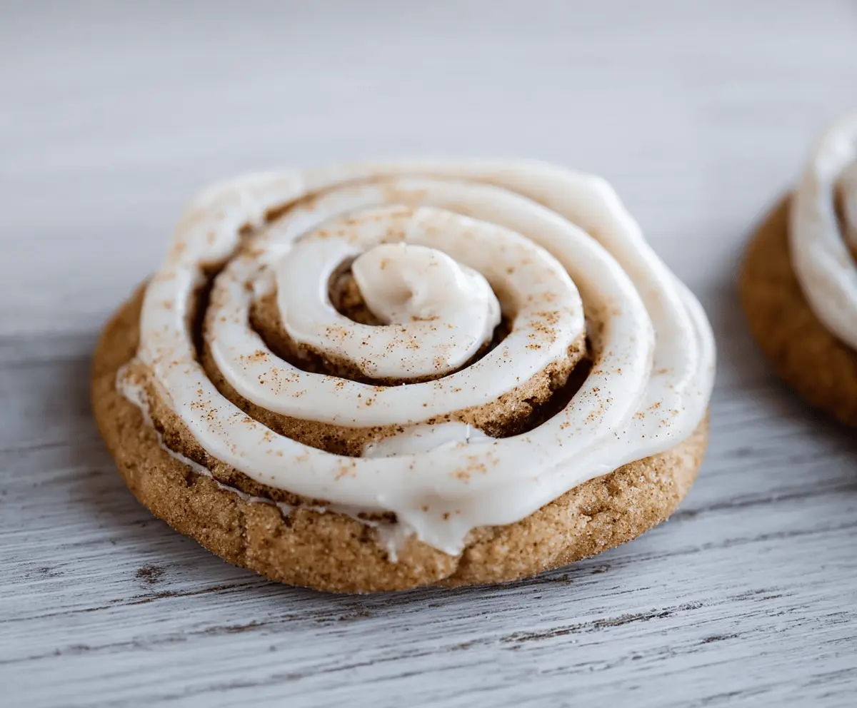 Easy Cinnamon Roll Cookies