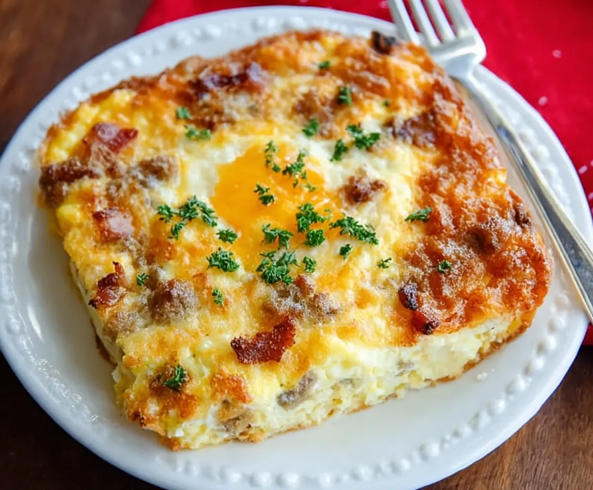 Easy Crack Breakfast Casserole Recipe