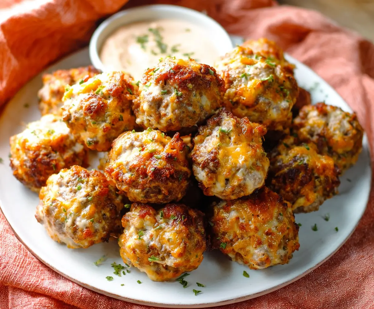 Delicious Cream Cheese Sausage Balls