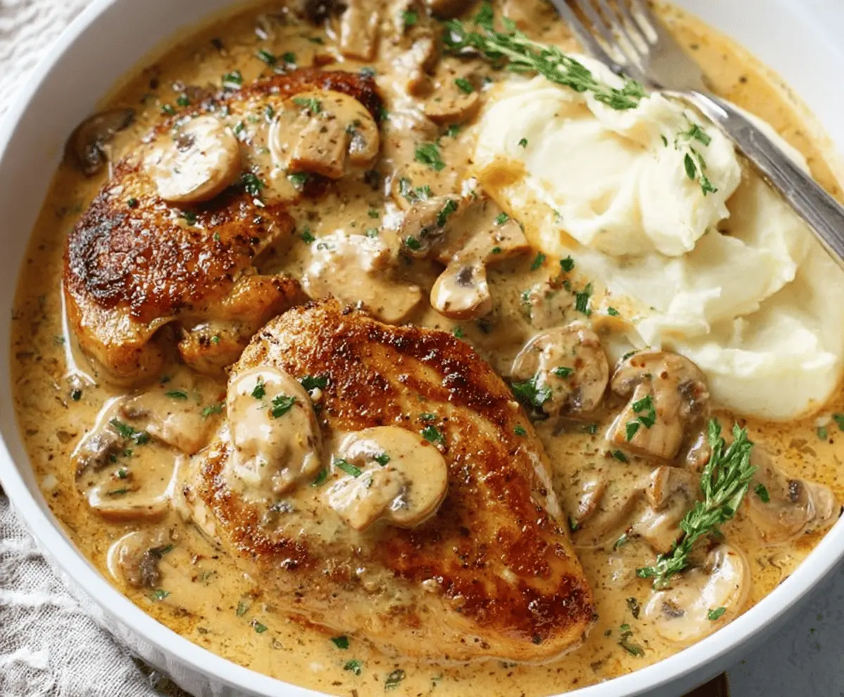 Creamy Garlic Chicken Recipe