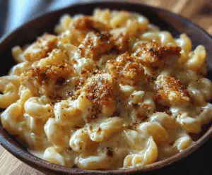 Creamy Honey Pepper Chicken Mac and Cheese