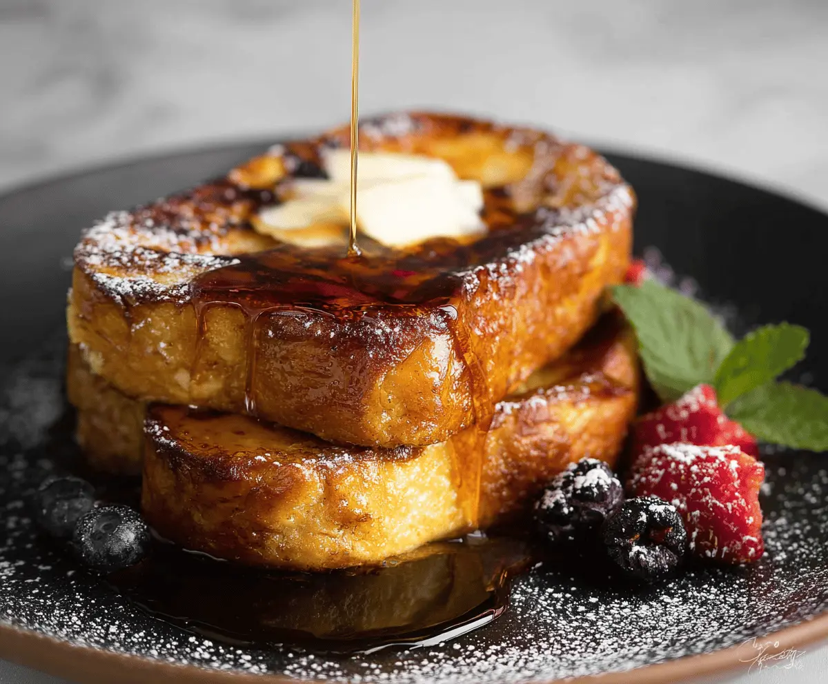 Delicious Crème Brûlée French Toast