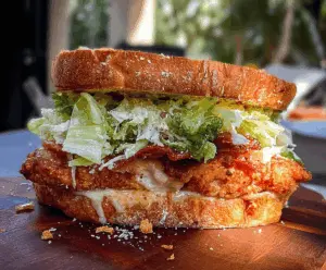 Crispy Chicken Caesar Sandwich