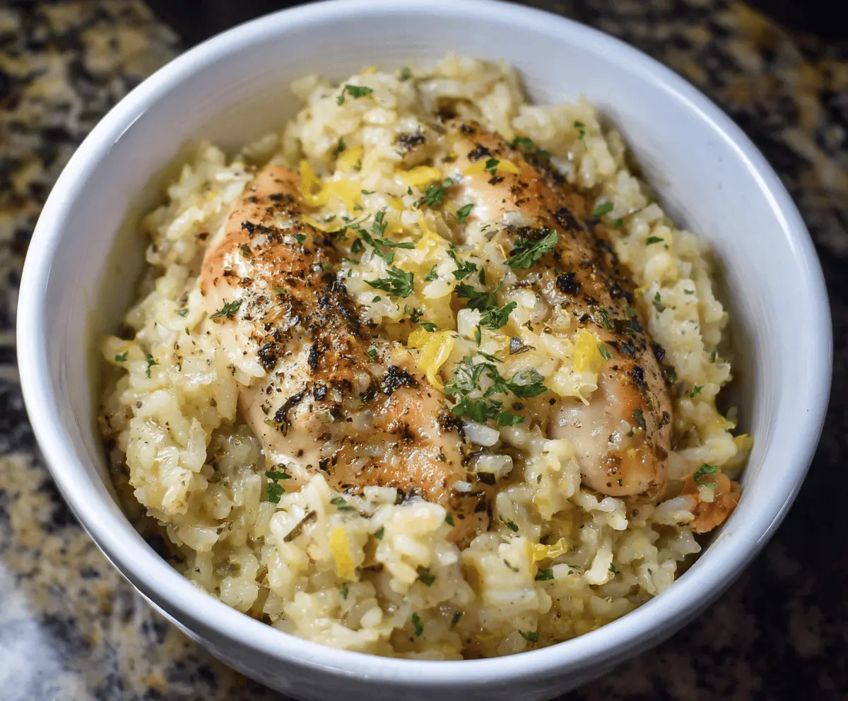 Easy Crock Pot Chicken & Rice