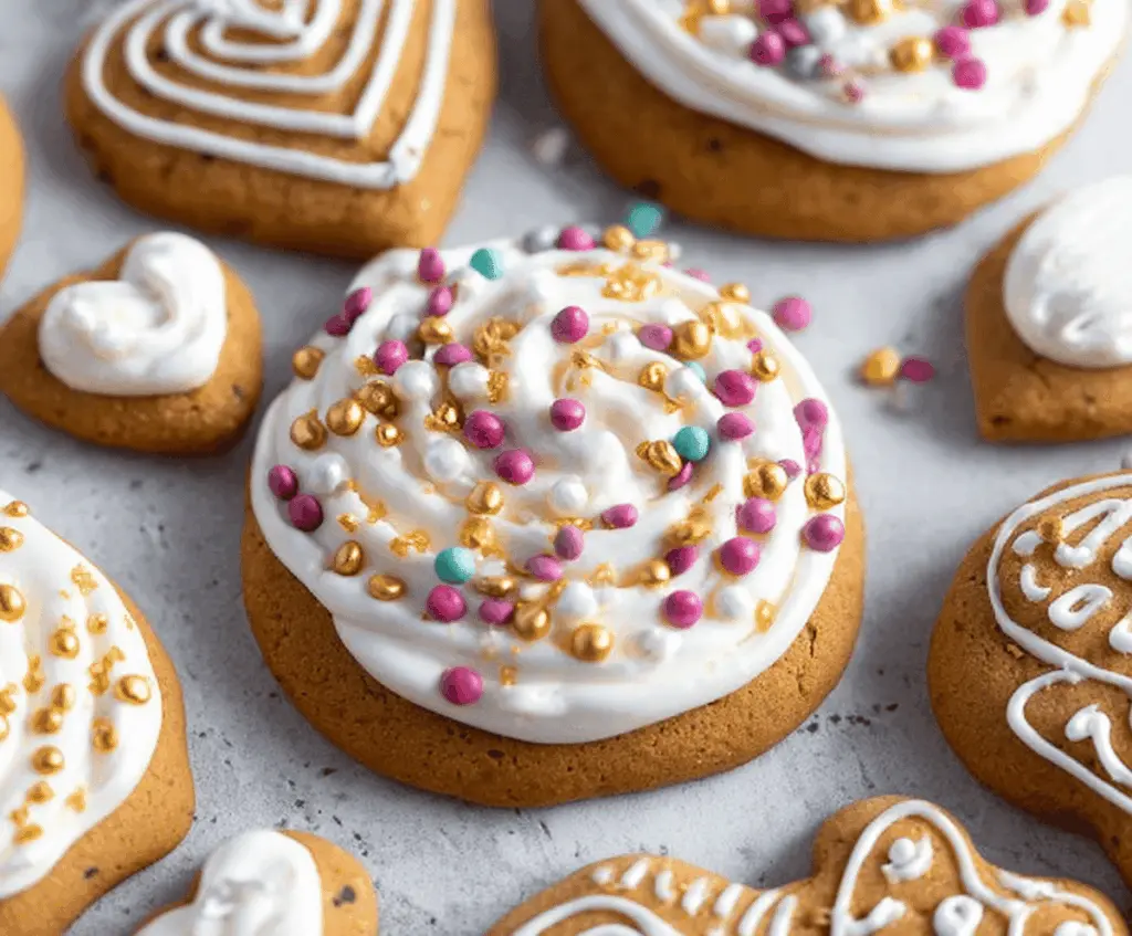 Delicious CRUMBL gingerbread cookies with a festive, spicy flavor profile.