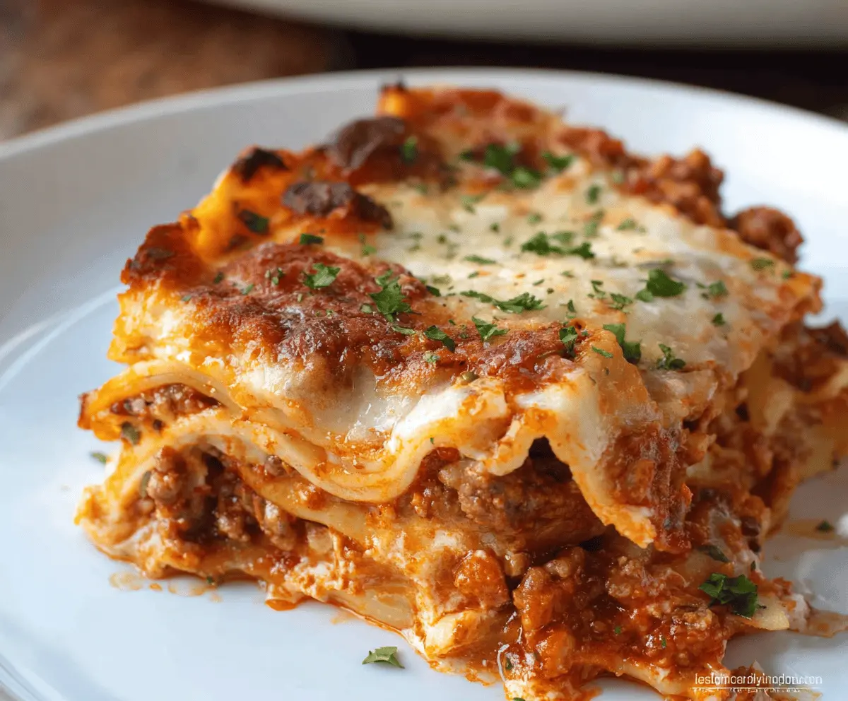 Easy Homemade Lasagna Recipe