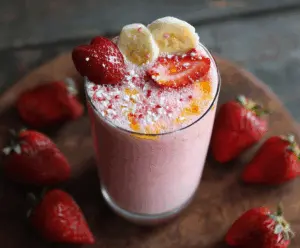 Strawberry Banana Sunrise Smoothie