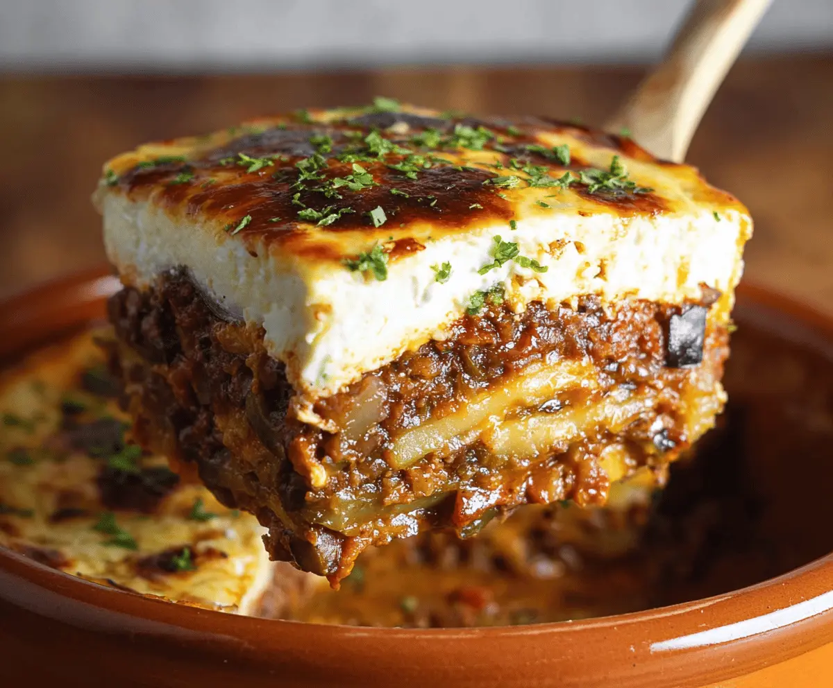 Easy Greek Moussaka Recipe
