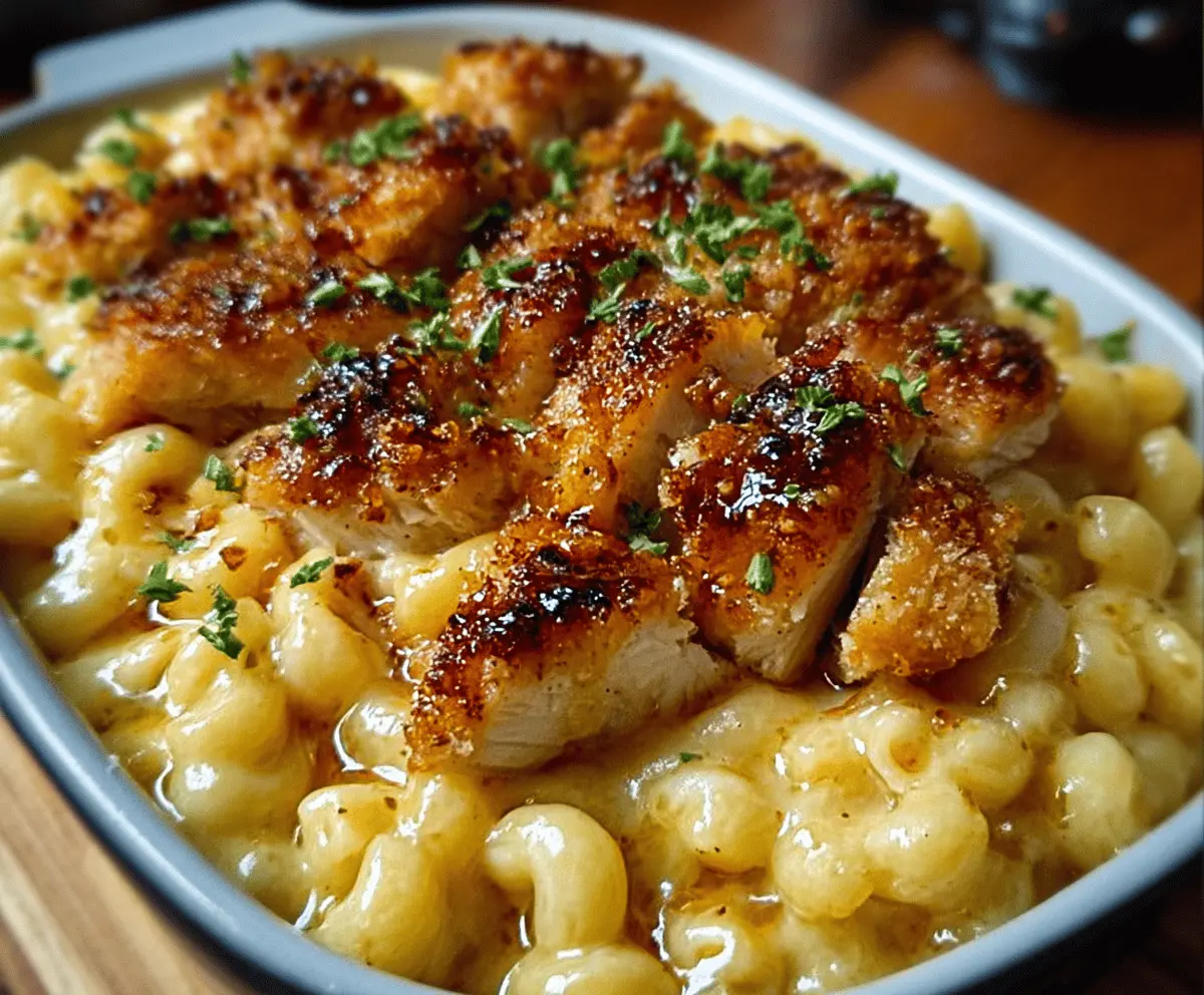 Hot Honey Chicken Mac & Cheese