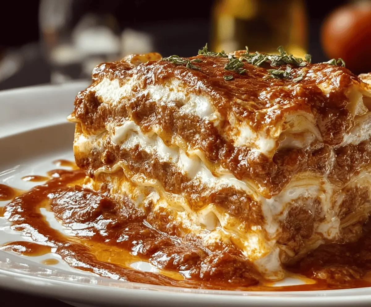 Classic Maggiano's Lasagna Recipe