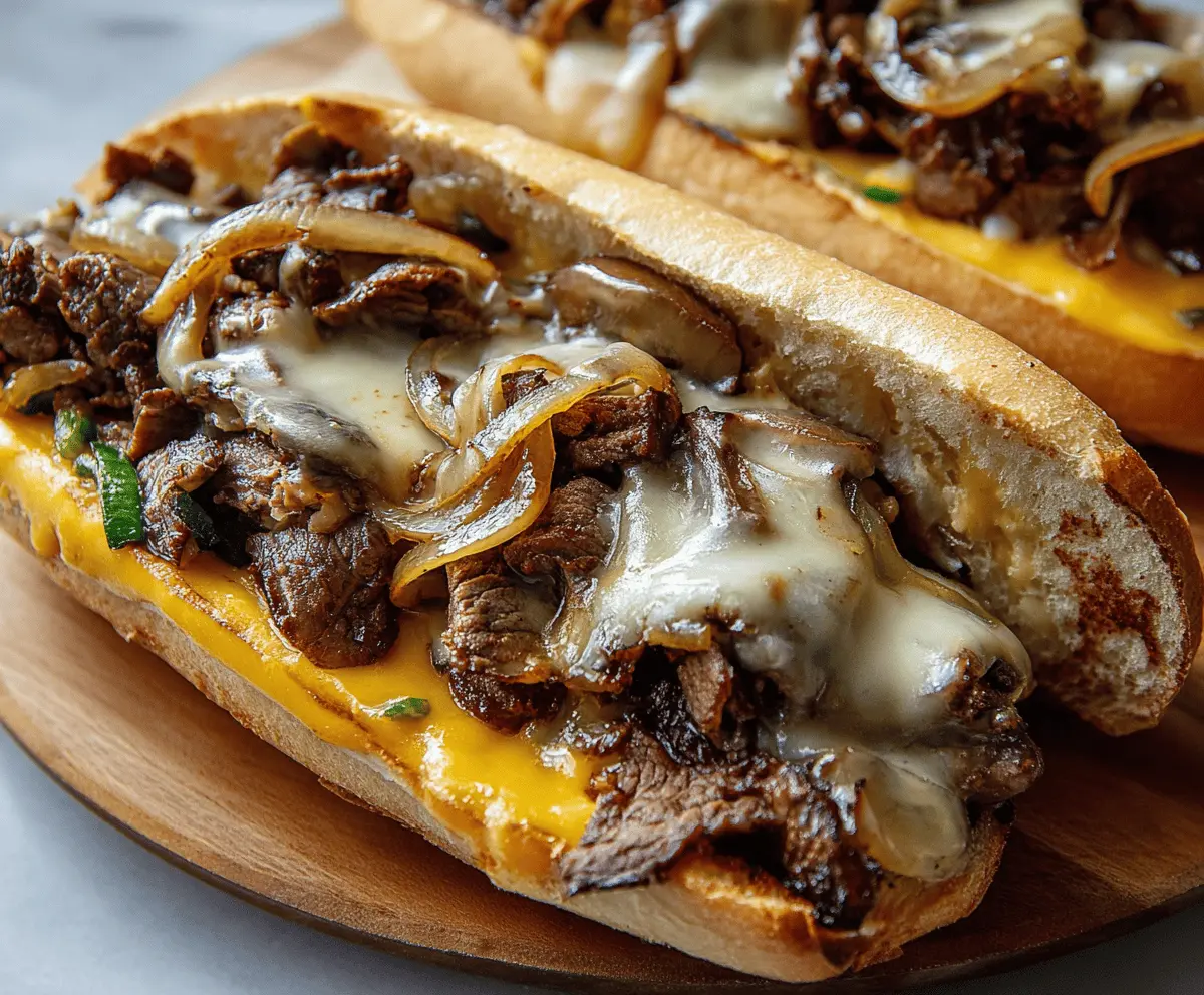 Easy Philly Cheesesteak Recipe