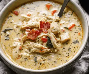Slow Cooker Creamy Crack Chicken Soup