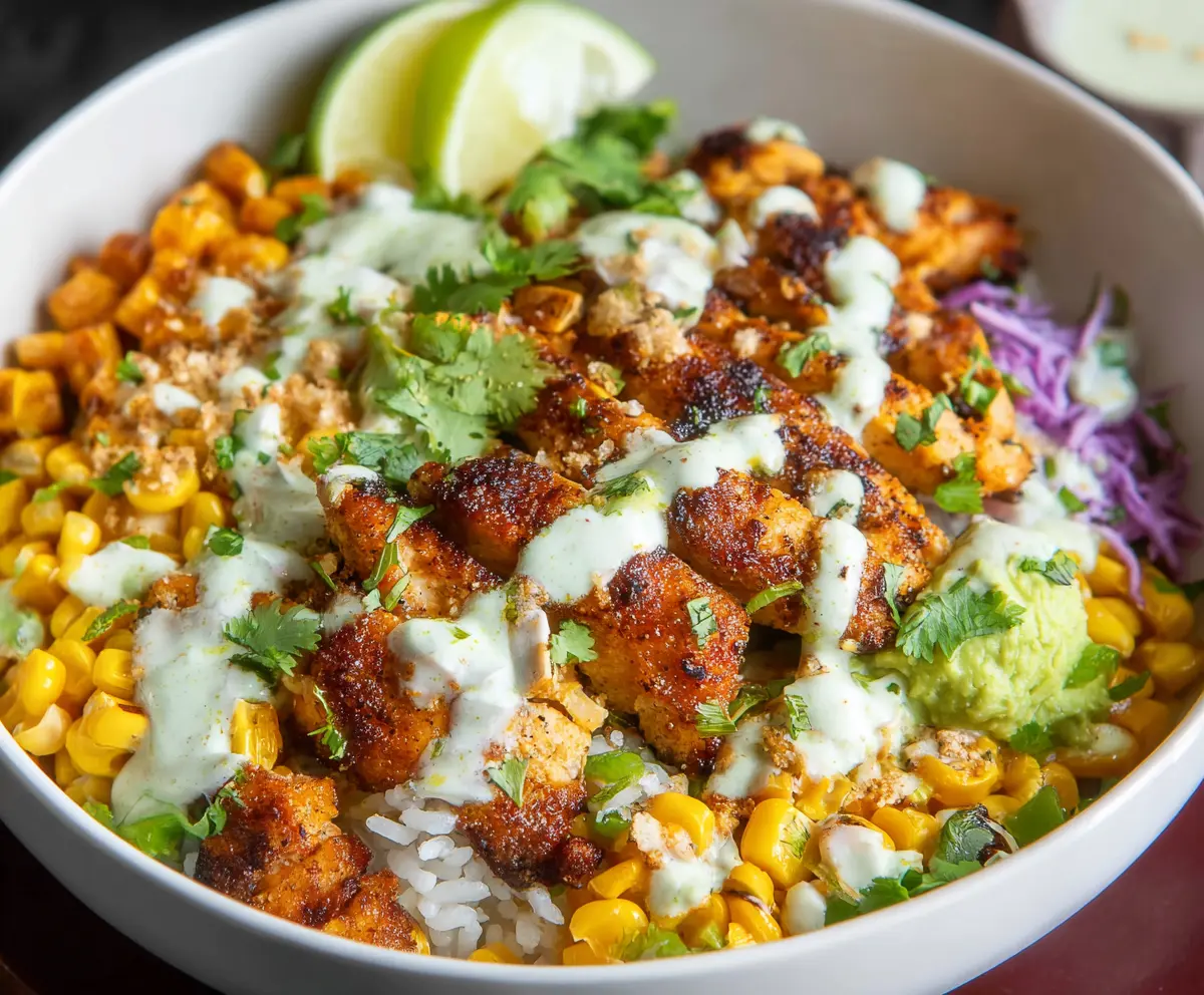 Easy Street Corn Chicken Rice Bowl