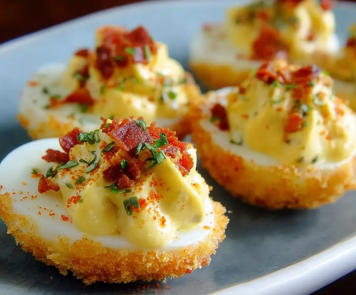 Easy Air Fryer Deviled Eggs