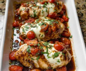 Balsamic Chicken Breast with Mozzarella