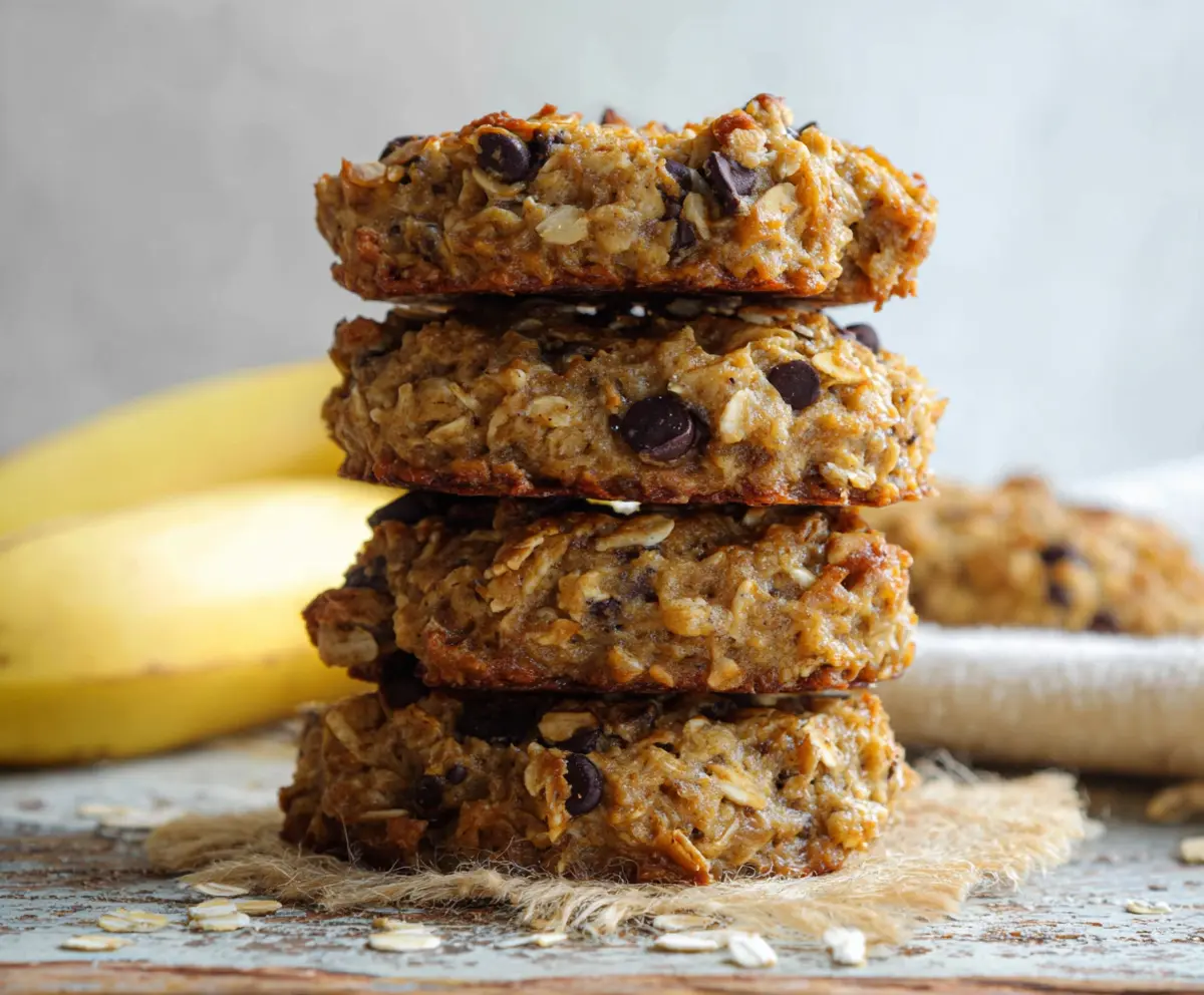 Easy Banana Oatmeal Cookies Recipe