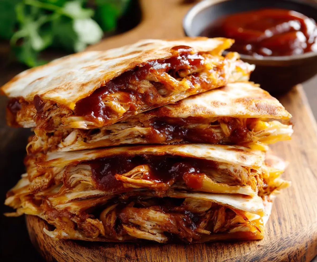 Easy BBQ Chicken Quesadilla Recipe