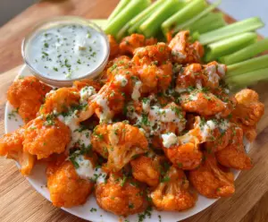 Buffalo Cauliflower Bites