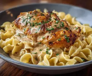 Chicken with Buttered Noodles