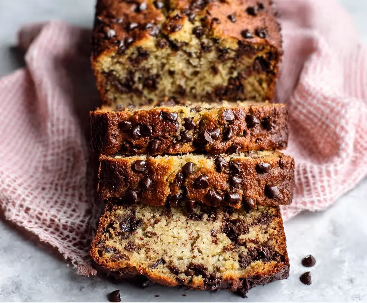 Easy Chocolate Chip Banana Bread