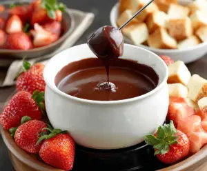 Chocolate Fondue for Two