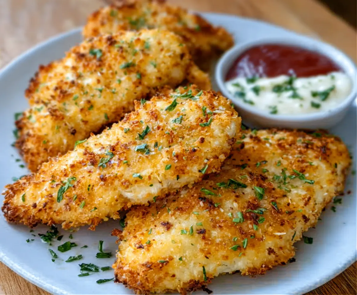 Crispy Air Fryer Parmesan Chicken