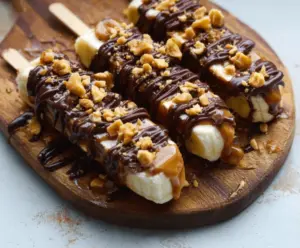 Frozen Banana Snickers